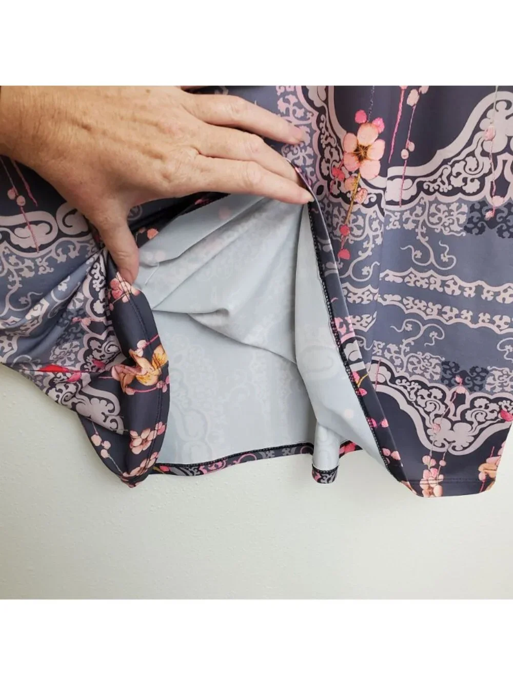 Johnny Was Asbrie dress, periwinkle floral